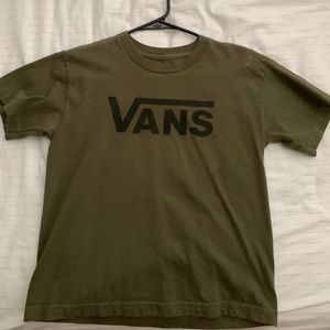 Vans | Tops | Olive Green Vans Tee 